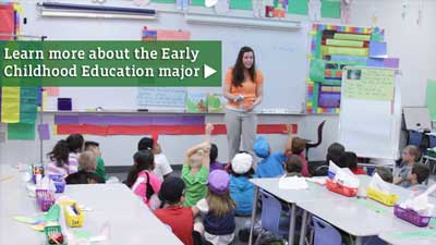 Learn about the Early Childhood Education major.