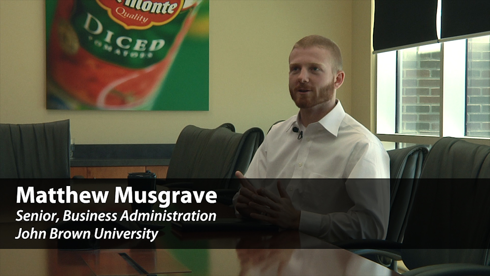 Internship Profile - Matt Musgrave Internship Profile - Matt Musgrave